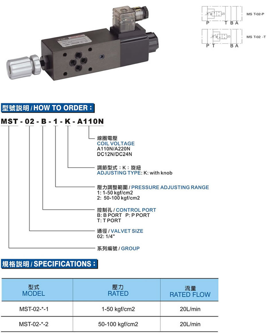 ̨ȫʽƷMST-02-B-1-K-A110N